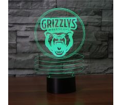 Beling 3D lámpa, Grizzlys Wolfsburg , 7 színű S16S1