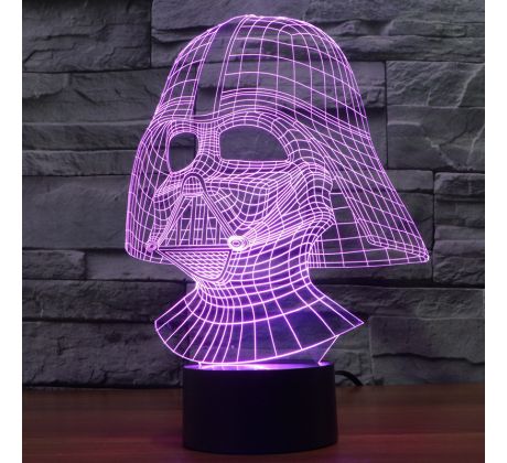 Beling 3D lámpa, Darth Vader , 7 színű S1