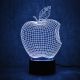 Beling 3D lámpa, Apple, 7 színű S118