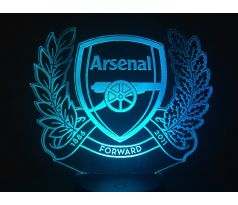 Beling 3D lámpa, Arsenal, 7 színű S136