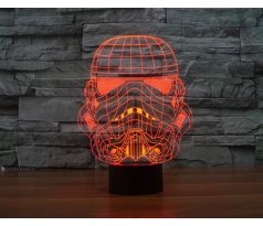 Beling 3D lámpa, Storm Trooper 2, 7 színű S137