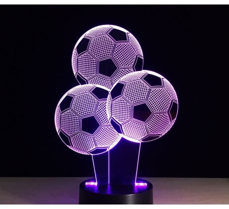 Beling 3D lámpa, Foci léggömbök, 7 színű S156