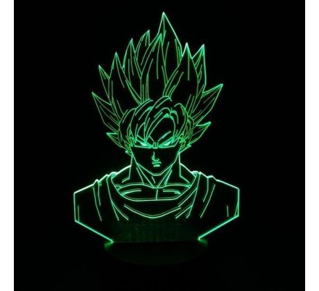 Beling 3D lámpa, Goku, 7 színű S173