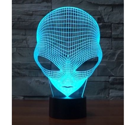 Beling 3D lámpa, Földönkívüli, 7 színű S183