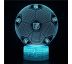 Beling 3D lámpa, Labda FCB logóval, 7 színű S196