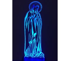 Beling 3D lámpa, Szűz Mária modell 2, 7 színű S206