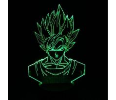 Beling 3D lámpa, Goku, 7 színű S244