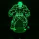 Beling 3D lámpa, Hulk, 7 színű S295