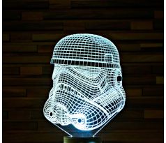 Beling 3D lámpa, Stormtrooper, 7 színű S3