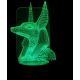 Beling 3D lámpa, Anubisz, 7 színű S339