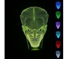 Beling 3D lámpa, Joker, 7 színű S353