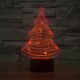 Beling 3D lámpa, Karácsonyfa, 7 színű S358