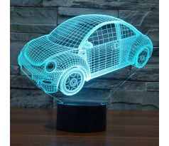 Beling 3D lámpa, VW Beetle, 7 színű S384