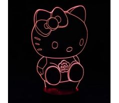 Beling gyereklámpa, Hello Kitty modell 3, 7 színű S433