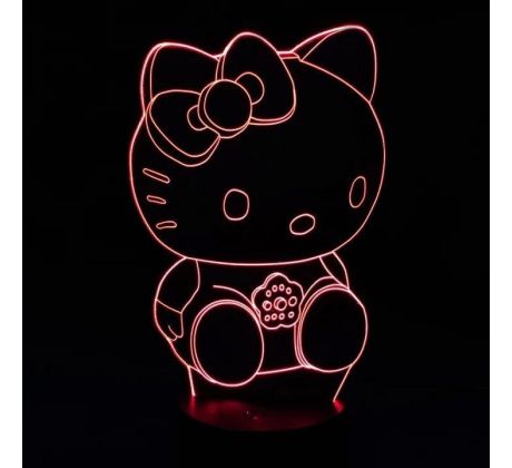 Beling gyereklámpa, Hello Kitty modell 3, 7 színű S433