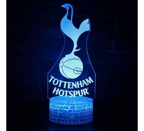 Beling 3D lámpa, Tottenham hotspur, 7 színű S463