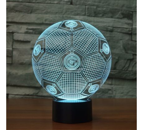 Beling 3D lámpa, Inter Milano labda , 7 színű S466