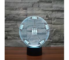 Beling 3D lámpa, M.C.F.C labda logóval , 7 színű S467