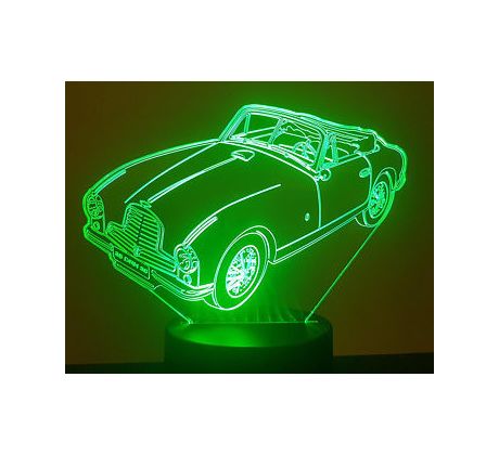 Beling 3D lámpa, Aston martin, 7 színű S473