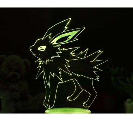 Beling 3D lámpa, Jolteon, 7 színű S479