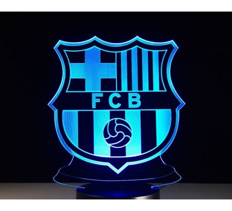 Beling 3D lámpa, FCB, 7 színű S48