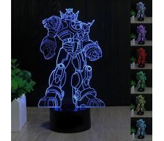 Beling 3D lámpa, Optimus Prime , 7 színű S489