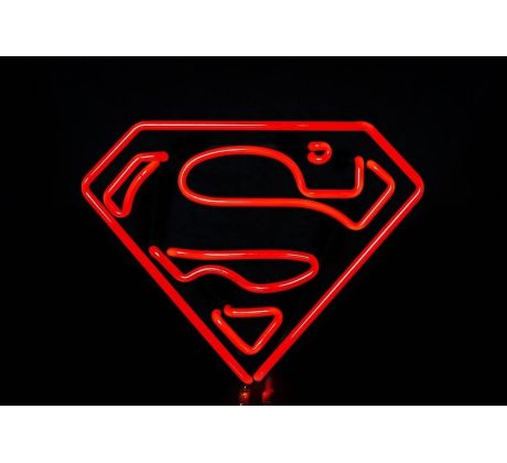 Beling 3D lámpa,  Superman logo , 7 színű S499