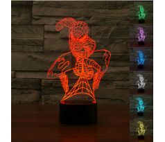 Beling 3D lámpa, Spider Man, 7 színű S77