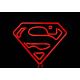 Beling Gyereklámpa ,  Superman logó , 7 színű S499