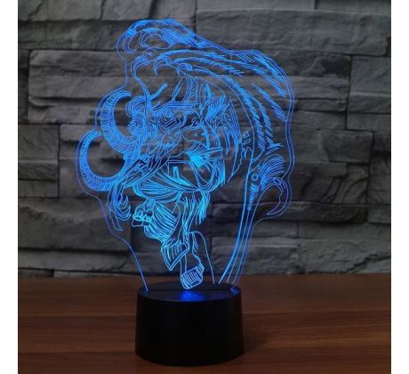 Beling 3D lámpa,Illidan Stormrage , 7 színű S163842TGA