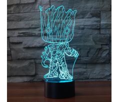 Beling 3D lámpa, Groot, 7 színű S1638FD42GAJ