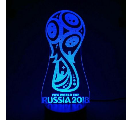 Beling 3D lámpa, Russia word cup 2018, 7 színű S371TTR1