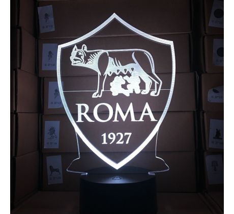 Beling 3D lámpa,AS Roma, 7 színű S3D71VL