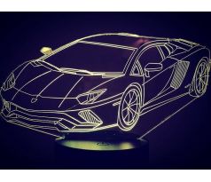 Beling 3D lámpa,Lamborghini, 7 színű DA1JDTFDFV2