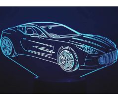 Beling 3D lámpa,Aston Martin , 7 színű DF547DFV2