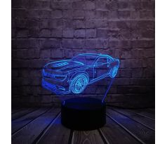 Beling 3D lámpa,Chevrolet Camaro , 7 színű DFJE58JJW587
