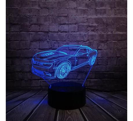 Beling 3D lámpa,Chevrolet Camaro , 7 színű DFJE58JJW587