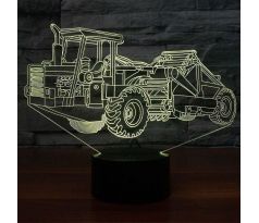 Beling 3D lámpa, kaparó , 7 színű HHRDFDSTL5