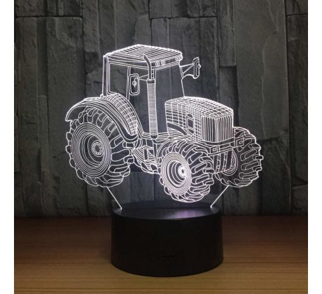 Beling 3D lámpa,Traktor 2 , 7 színű WQHRDSTL5