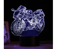 Beling 3D lámpa, Super bike , 7 színű HSSWTL5