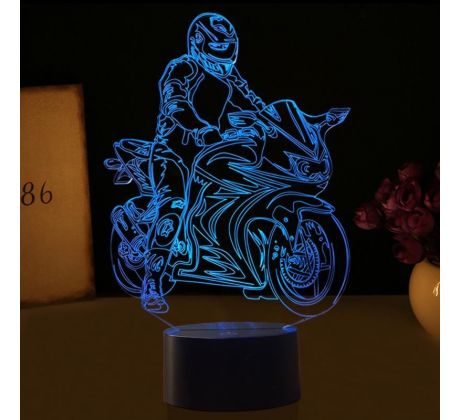 Beling 3D lámpa,Superbike 2 , 7 színű DA1PDS13JJCV1