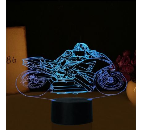 Beling 3D lámpa,Superbike 4 , 7 színű DACCV1JT2