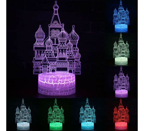 Beling 3D lámpa, Kremlin, 7 színű SS5Q5ST55L