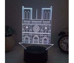 Beling 3D lámpa, Notre dame, 7 színű SMAQ5ST55L