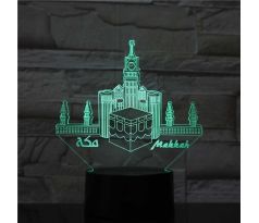 Beling 3D lámpa,makkah madina, 7 színű SEV209S45T