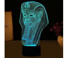 Beling 3D lámpa, Fáraó 3, 7 színű SMNSQ5
