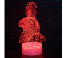 Beling 3D lámpa, Fáraó 2, 7 színű 8MNSQ209ST