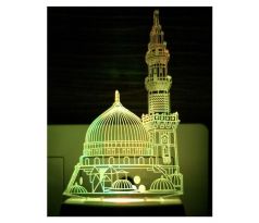 Beling 3D lámpa, Ajanta macca madina, 7 színű SMNSQ209