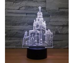 Beling 3D lámpa, Asteria Kremlin Palace, 7 színű SMNSQ209