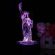 Beling 3D lámpa, Szabadság szobor, 7 színű S553DMAQ5ST